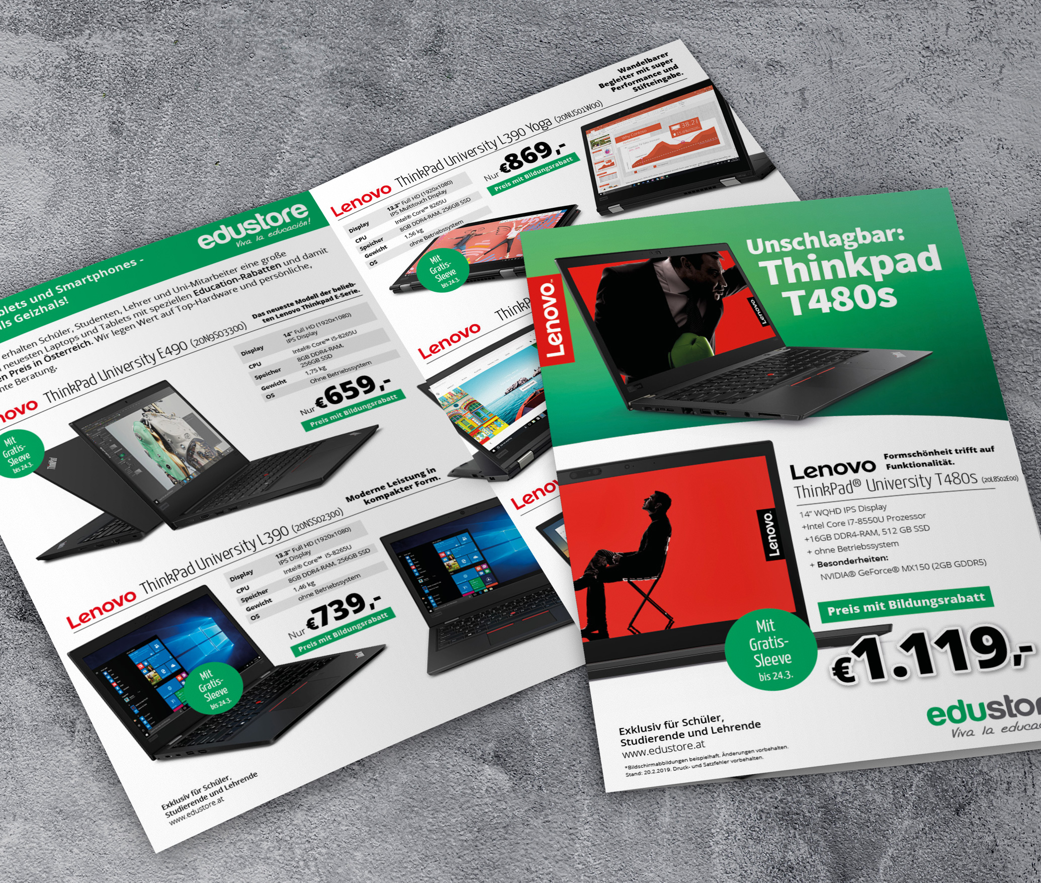 edustore A5 Info Folder | Sommersemester 2019